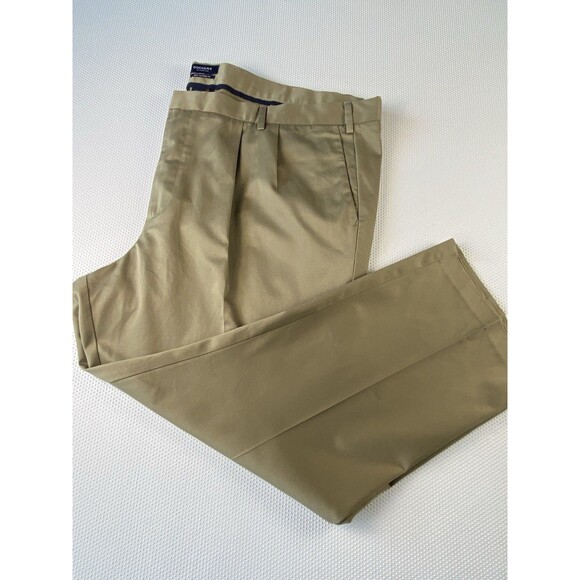 DOCKERS MENS TROUSERS CHINO 54x30 STRAIGHT D3 CLASSIC FIT SIGNATURE KHAKI PANTS - Picture 1 of 16